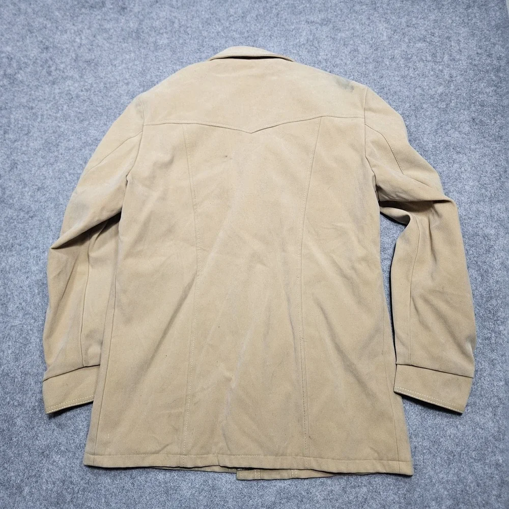 Vintage Brad Whitney Leather Shooting Sport Coat‎ Jacket Mens Size 40 S/M